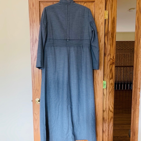 new Alvina woman topcoat abaya dress sz 44 Grey - Picture 4 of 5